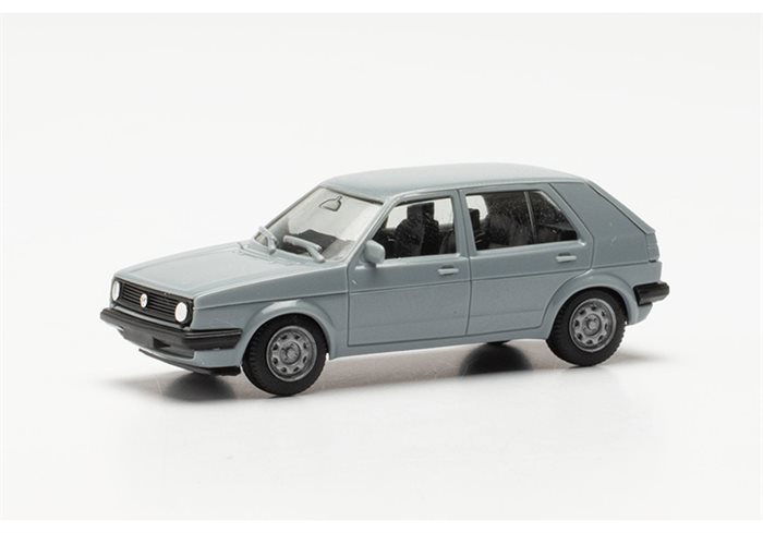 Herpa 012195-009 Minikit VW Golf II 4-dørs, grå, H0