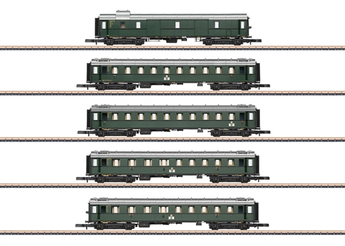 Märklin 87620 Ekspresstogsvognssæt i standarddesign 1928 til 1930, KOMMENDE NYHED 2025