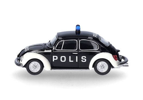 Herpa 097390 VW Käfer 1303 "Polis" (Sverige), H0