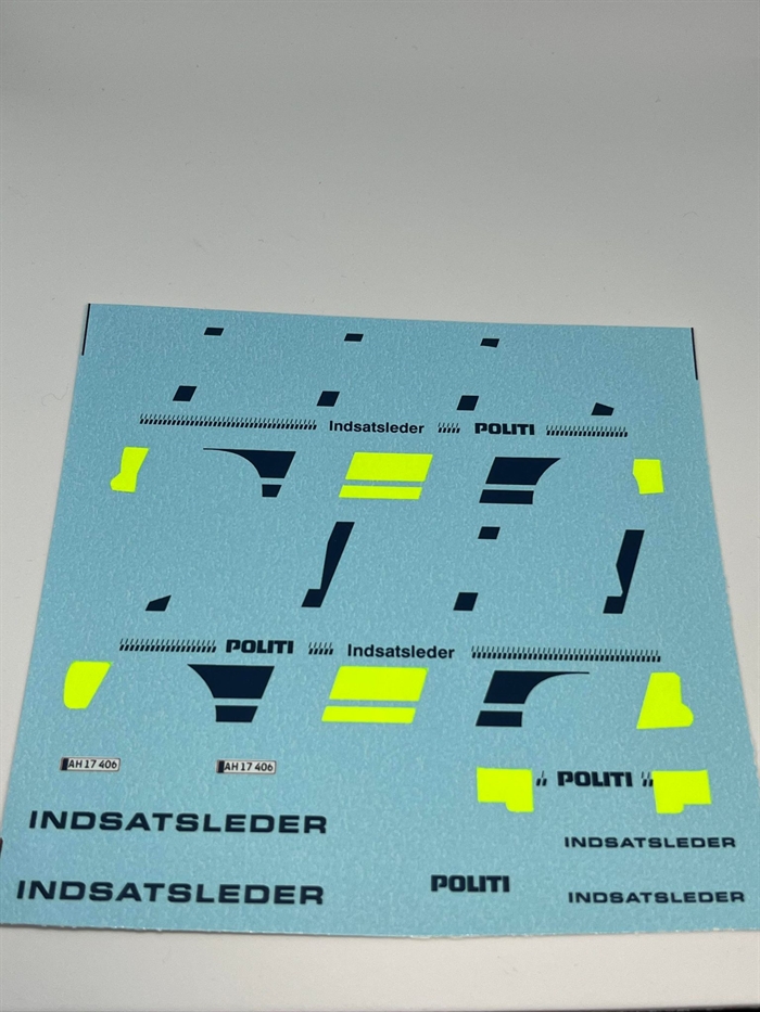 DMC Decals DP 112-117 Fluoriserende nyt design Indsatsleder 1:43