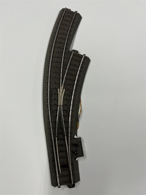 Märklin 24772 Buet sporskifte, venstre, incl eldrev og dekoder