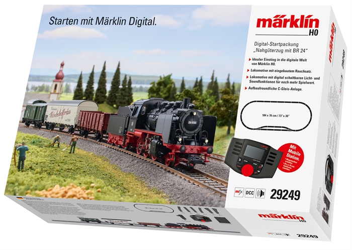 Märklin 29249 Digital start sæt "Close-Cable med BR 24" , KOMMENDE NYHED 2025