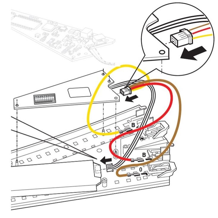 Märklin E277847 Tilslutningskabel med JST stik til 74462 dekodere