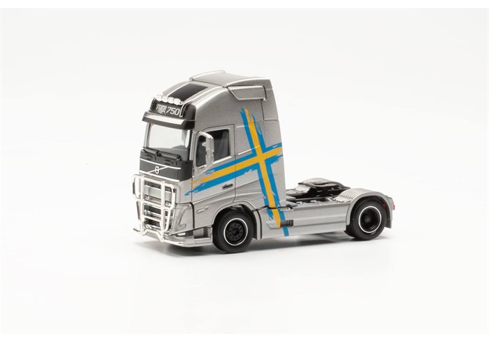 Herpa 315289-003  Volvo FH 16 Gl. XL 2020 lastbil med lampebeslag og stødbeskyttelse, sølvmetallic, H0