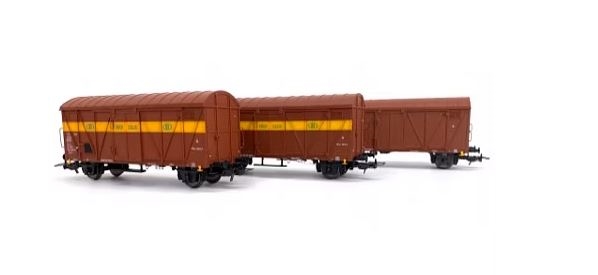 Hobbytrade 33352 Godsvogne 3-vogns sæt, NMBS/SNCB