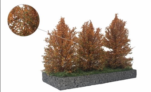 mbr 50-4019 Høje buske, orange, 7-11 cm, 3 stk