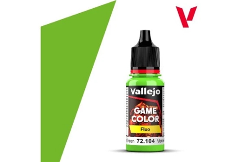 Vallejo 72104  Fluorescent green 18ml