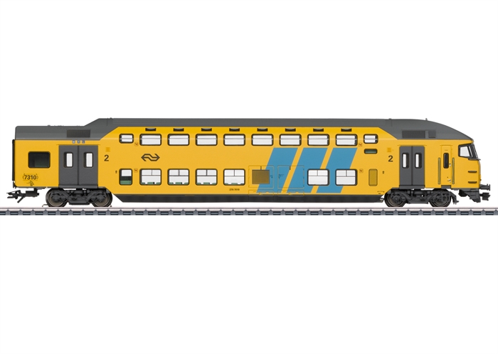 Märklin 43579 Dobbeltdækker passager og styrevogn 2. klasse type DDM2/3-Bv, NS, ep V