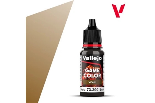 Vallejo 73200 Game Color Wash sepia 18ml