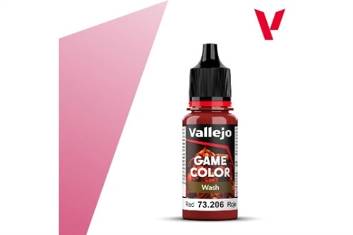 Vallejo 73206 Game Color Wash red 18ml