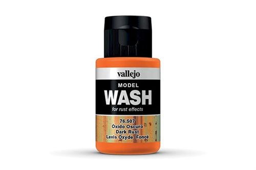 Vallejo 76507 Vallejo Model Wash 35ml dark rust