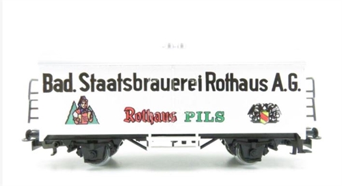 Märklin 4437 Kølevogn Bad. Staatsbrauerei Rothaus A.G. i original æske