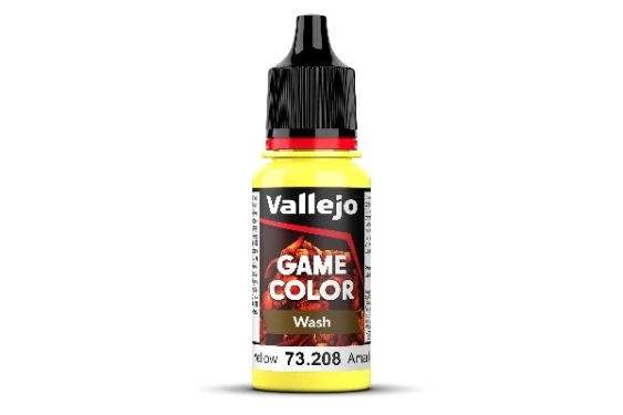 Vallejo 73208 Game Color Wash yellow 18ml