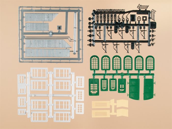 Auhagen 48551 Håndværkssæt til industribygninger, H0