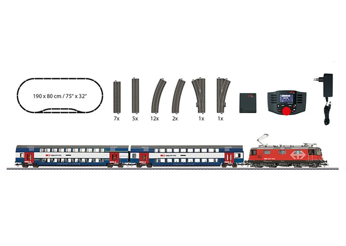 Märklin 29487 Digitalt sartsæt "Zurcher S-Bahn" ep VI, H0