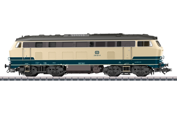 Märklin 39215 Diesel lokomotiv klasse 218, ep IV, KOMMENDE NYHED 2024