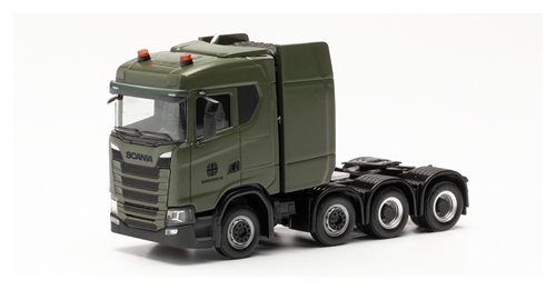 Herpa 746939 Scania CS 20 ND sværlast trækker „Bundeswehr“ med gule blink, H0