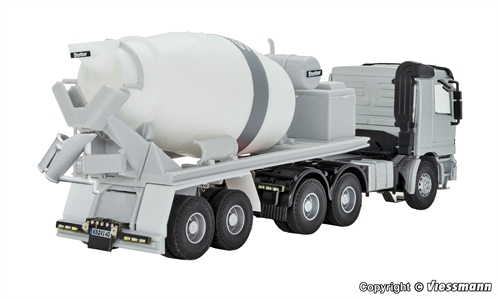 Viessmann 8230 MB ACTROS 2-akslet betonblander sættevogn, funktionel model