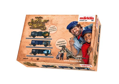 Märklin 44817 Start up Åbne godsvogns-Sæt "Drachenstadt", H0