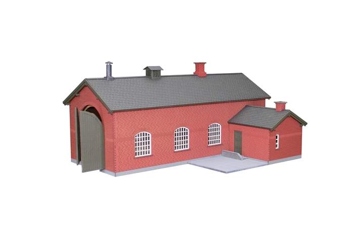 Hobbytrade 87254 Enkeltsporet remise til spor uden ballast, H0