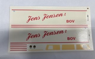 DMC Decals 87-257  Jens Jensen A/S Bov 1:87