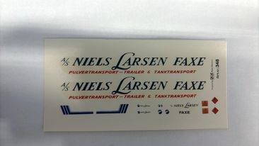 DMC Decals 87-348 Niels Larsen Faxe 1:87