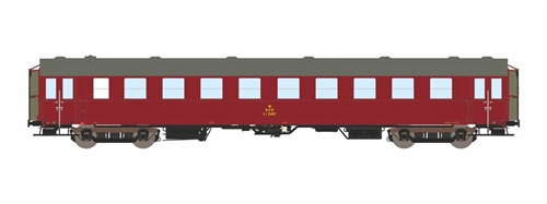 Dekas 876142 DSB CL 1502, gråt tag, ca. 1955-67 KOMMENDE NYHED 2024