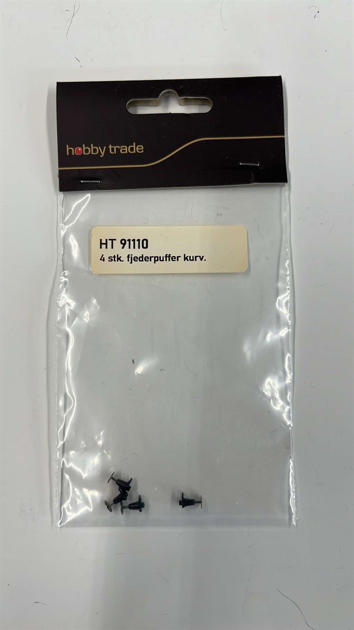 Hobbytrade 91110 Fjedrende puffer, kurve, 4 stk