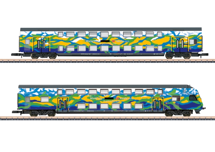 Märklin 87307 Dobbeltdækker vognsæt "Touristik" 2, KOMMENDE NYHED 2025