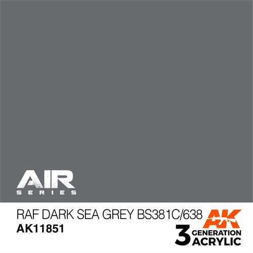 AK 11851 RAF Mørk sø grå BS381C/638 - AIR, 17 ml