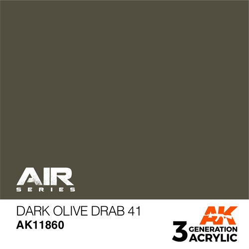 AK 11860 Mørk oliven grøn 41 - AIR, 17 ml