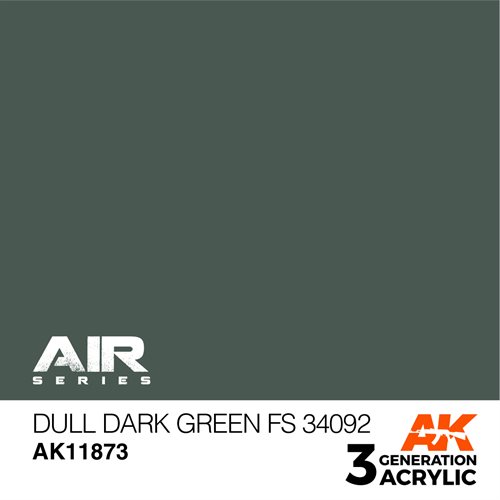 AK 11873 Mat mørk grøn FS 34092 - AIR, 17 ml
