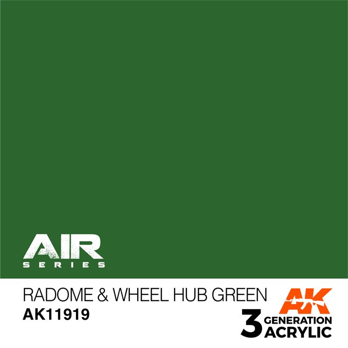 AK 11919 Radom & hjulnav grøn - AIR, 17 ml