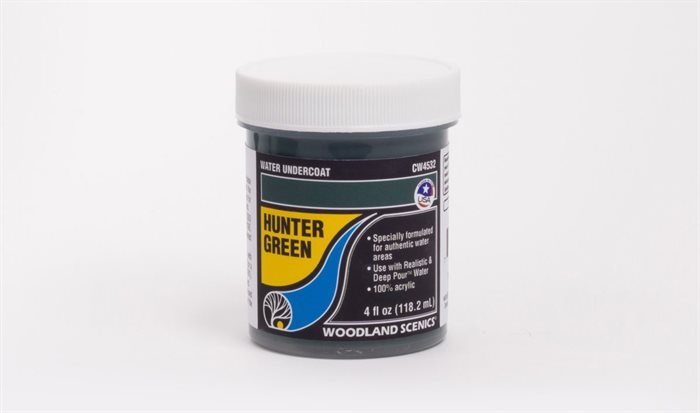 Woodland Scenics 4532 Water Undercoat, Jagt grøn, 118.2 ml 