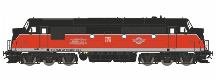 Dekas 8750174 Tågkraft TMX 1021, DC Sound. KOMMENDE NYHED 2024