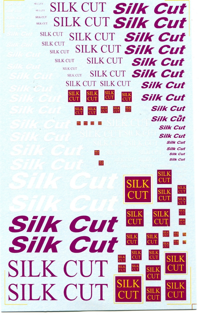 DMC Decals SP-093 Slik Cut sponsordecals 1/24 - 1/32 - 1/43