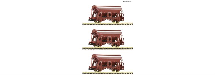 Fleischmann 830358 3-delt. Sæt: Selvtømmervogne, DB AG, ep V, SPOR N