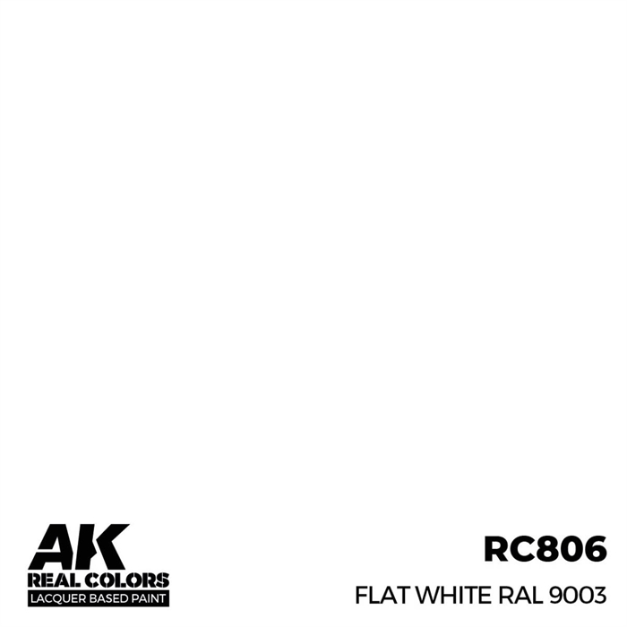 AKRC806 Mat hvid RAL 9003, 17 ml