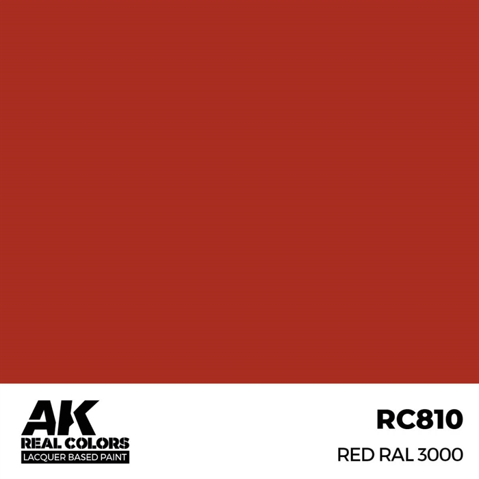 AKRC810 Rød Ral 3000, 17 ml