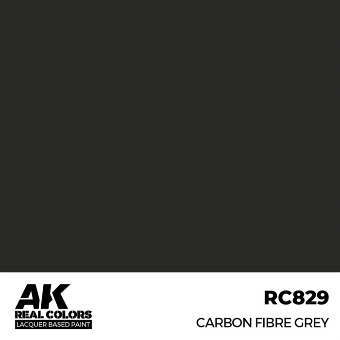 AKRC829 Kulfiber Grå, 17 ml