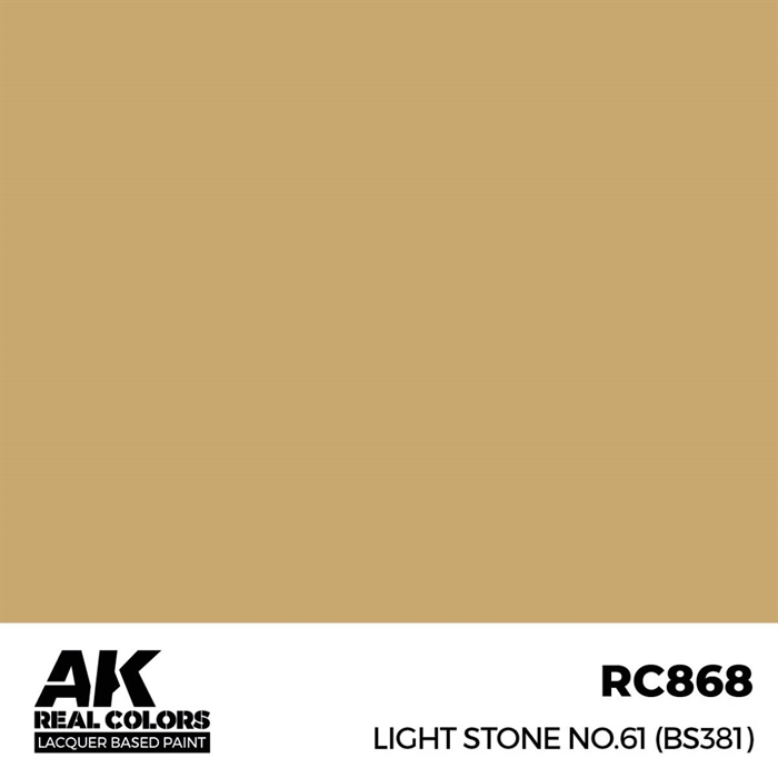 AKRC868 Light Stone No.61 (BS381), 17 ml