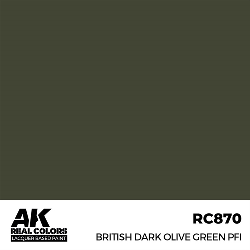 AKRC870 Britisk mørk olivengrøn PFI, 17 ml