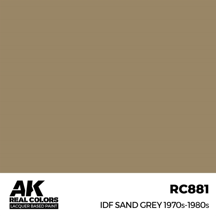 AKRC881 IDF Sandgrå 1970\'erne-1980\'erne, 17 ml