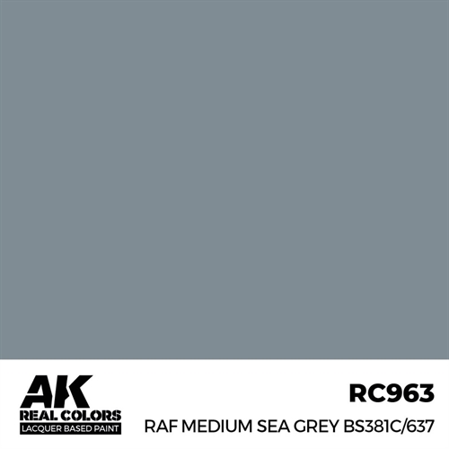 AKRC963 RAF Medium Sea Grey BS381C/637, 17 ml