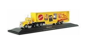 Herpa 120708 Kenworth Lastbil med lukket trailer ``Sinalco``