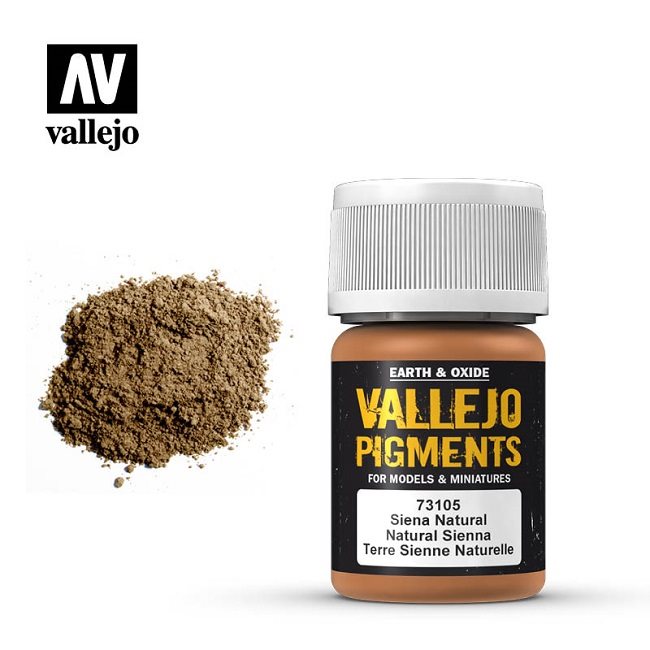 Vallejo 73105 Naturlig sienna pulver