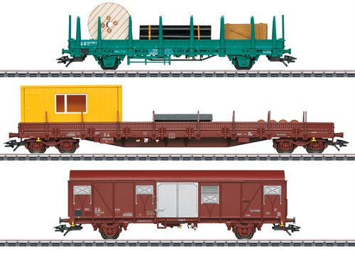 Märklin 49956 Tre-delt godsvognsæt, SNCB, ep V 