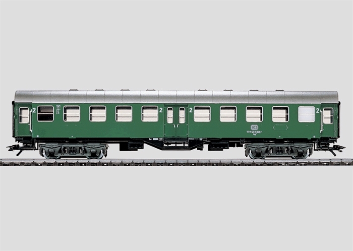 Märklin 4132 Personvogn, ombygget vogn type Byg 514. 2. klasse. DB, ep IV