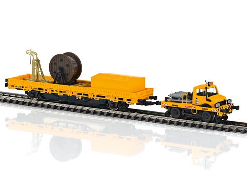 Märklin 39940-1 To-vejs unimog med køreledningsvogn (Brugt)