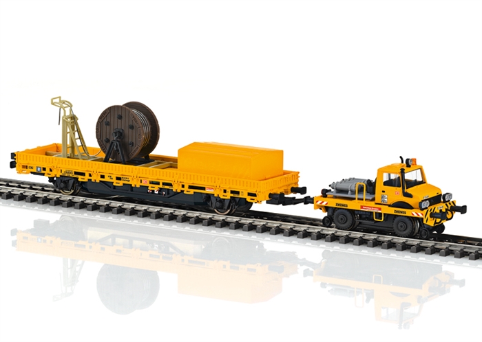 Märklin 39940-1 To-vejs unimog med køreledningsvogn (Brugt)